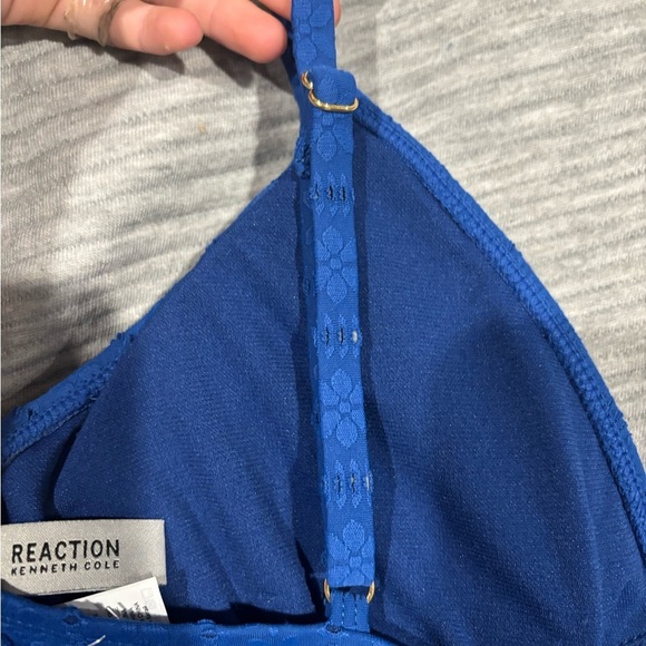 Blue Women’s Swim Tank Top - Picture 10 of 13